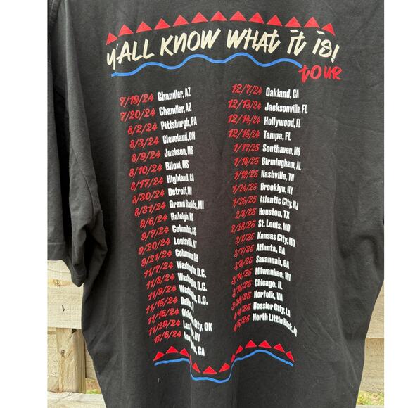 Martin Lawrence Y'all Know What It Is comedy Tour 2024 Black shirt Size XL - Picture 4 of 5